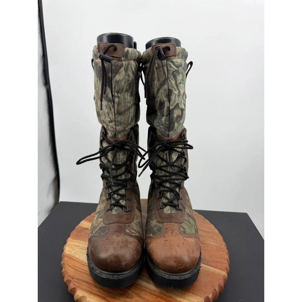 Rocky 9424 GORE-TEX Hunting Boots Mens 9 Brown Camo 1000g Thinsulate Vibram